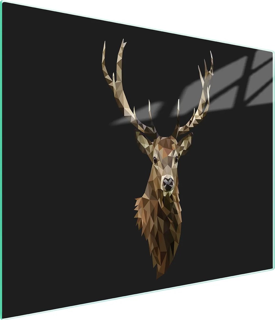 Üveg Vágódeszka 52x30 Szarvas Edzett Üveg