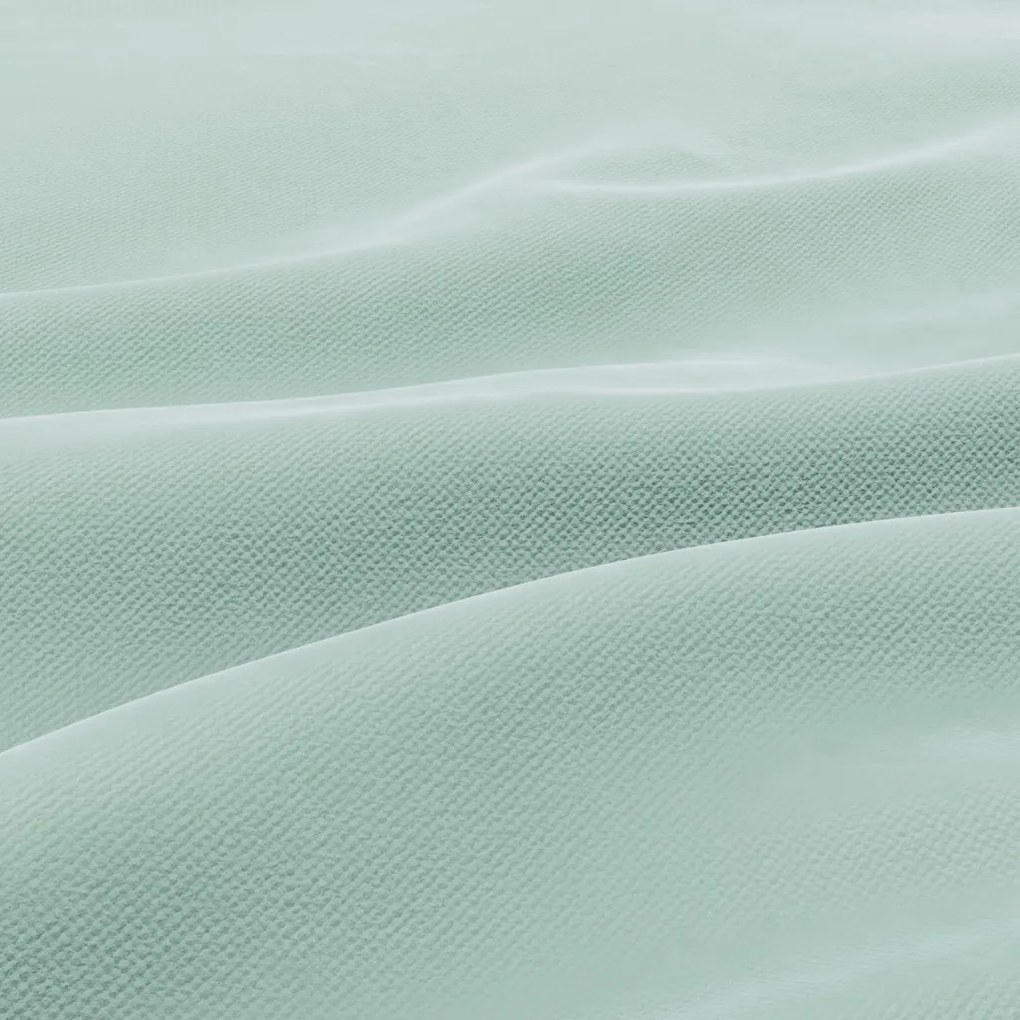 Uszak fotel, bársony, kék