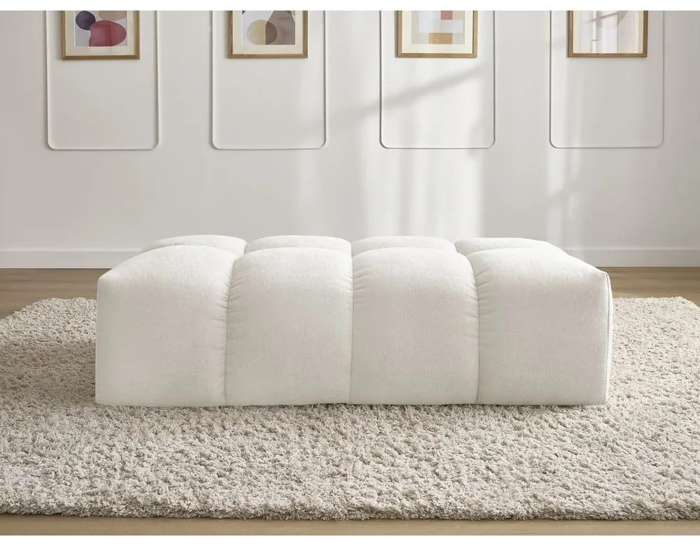 Fehér zsenília lábtartó Everest – Bobochic Paris