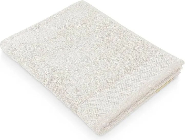 CLYR törölköző 50x100 cm, krém, 100% pamut