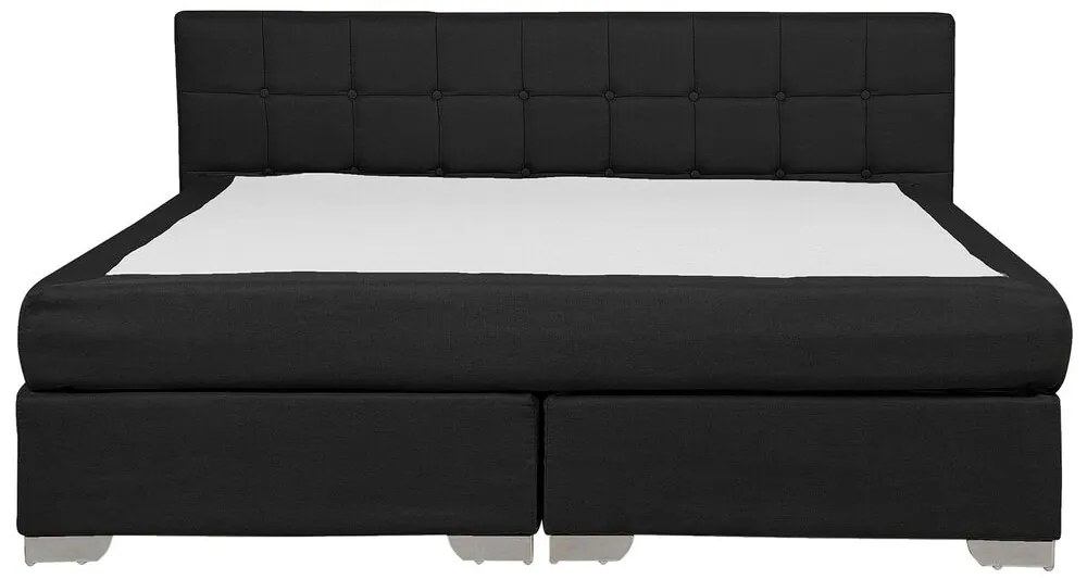 Franciaágy Boxspring 180 cm ADIR (matracokkal) (fekete). 1007070
