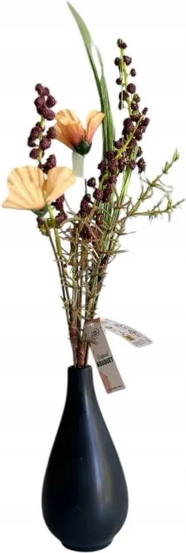 Mesterséges csokor kerámia vázában