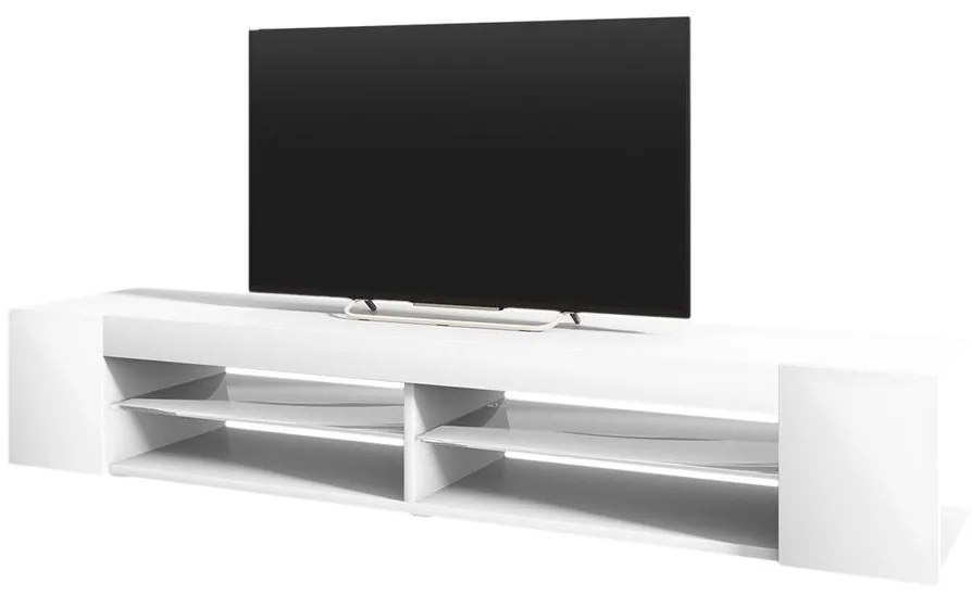 Tv szekrény/asztal Monty 180 (világítással) (fehér). 1098623
