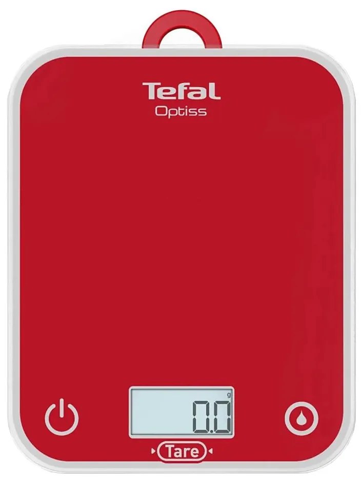 Tefal - Konyhai mérleg OPTISS 2xAAA piros