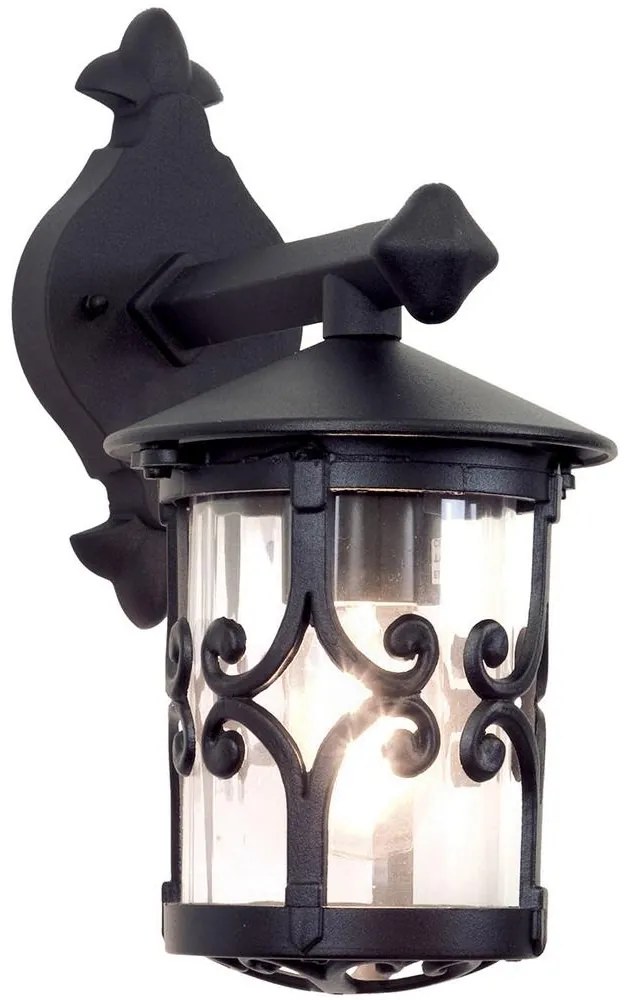 Elstead Elstead BL8-BLACK - Kültéri fali lámpa HEREFORD 1xE27/100W/230V IP23 ED0016