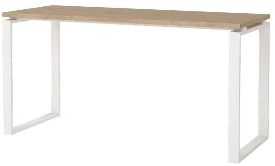 Íróasztal tölgyfa dekoros asztallappal 60x150 cm Sign – Tvilum