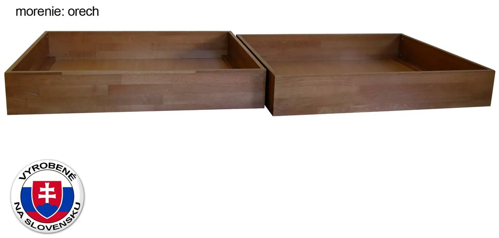 3/4 fiók az ágy alatt tömör fából 90 cm (1 db). 745085