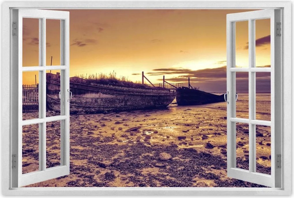 Poszterek 120x80 Régi halászcsónakok