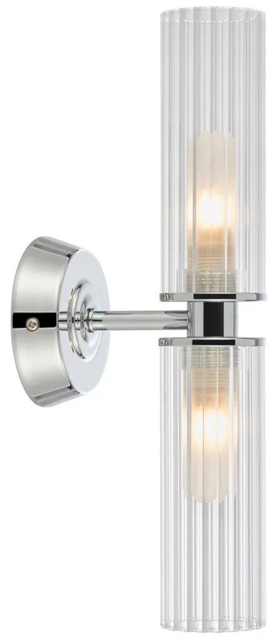 Ezüstszínű fali lámpa Rimini – Markslöjd