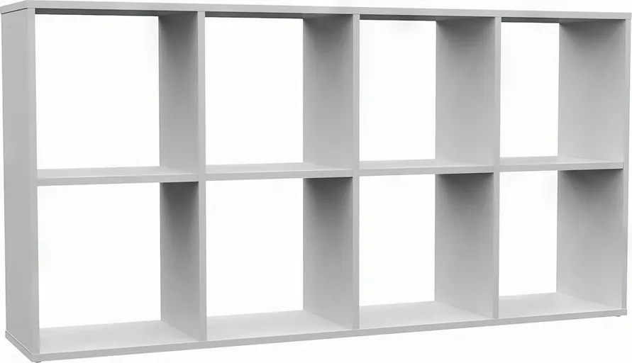 Malax 2x4 polc, fehér