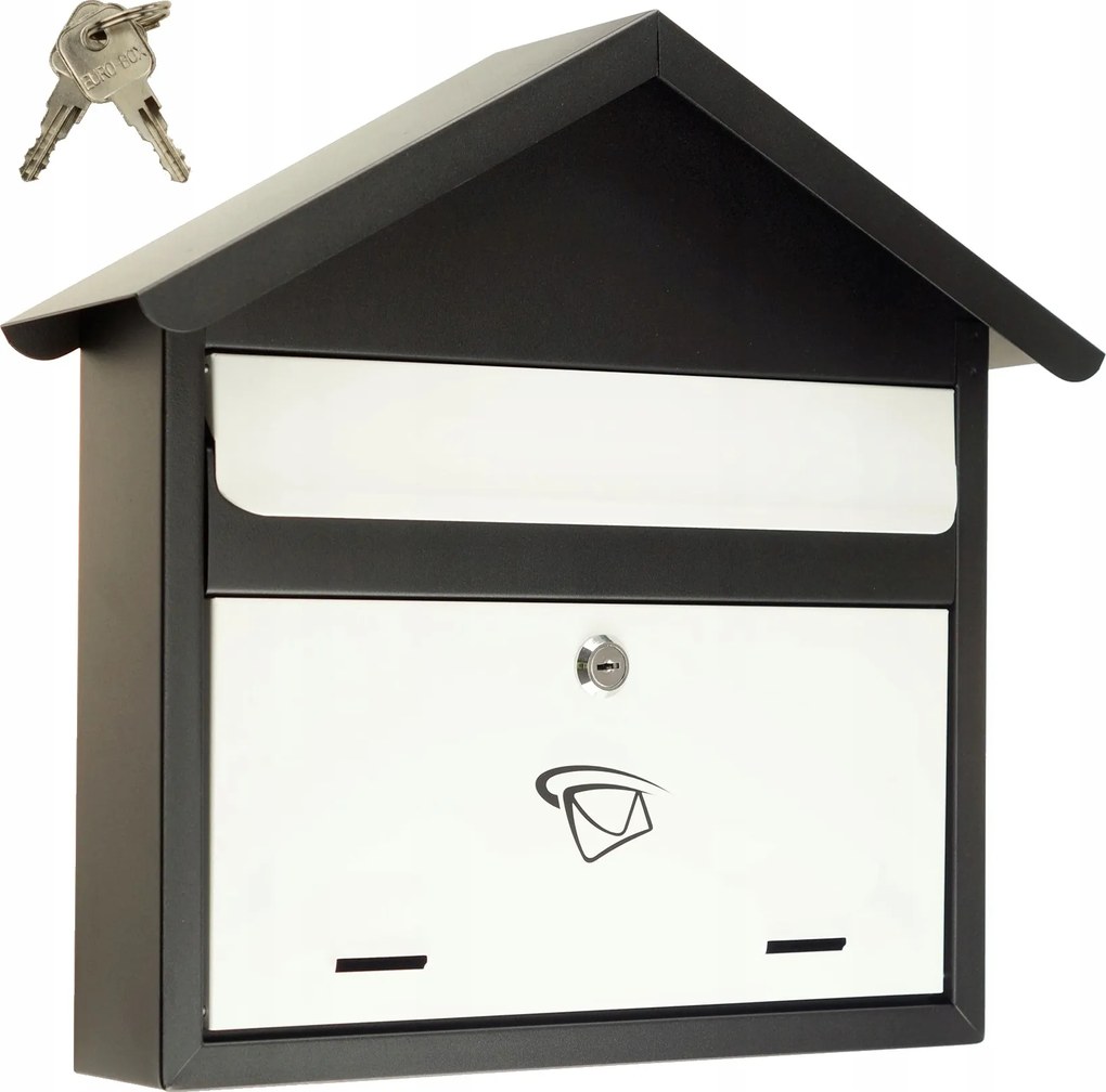 Postaláda C4 Formátum Nagy Fekete-fehér