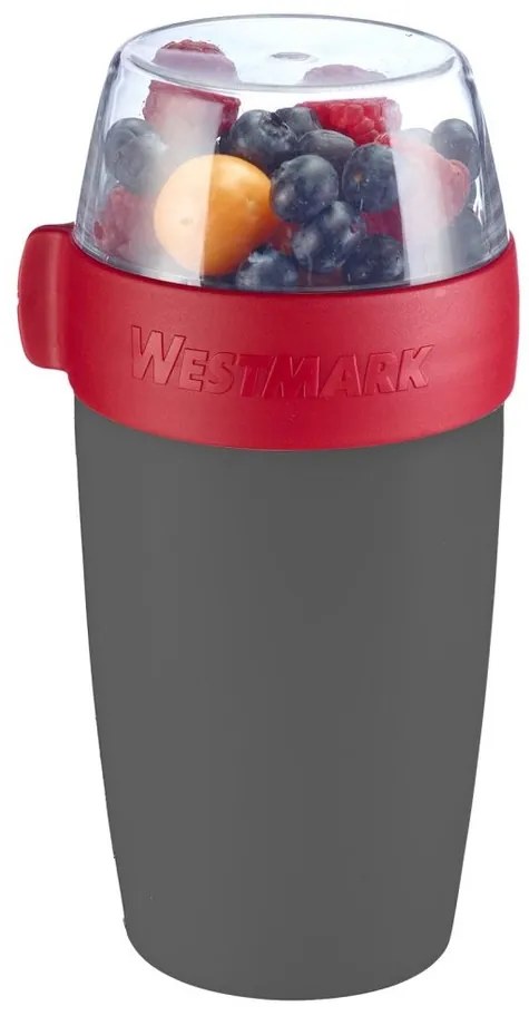 Westmark kétrészes ételtartó edény, 700 ml, antracit