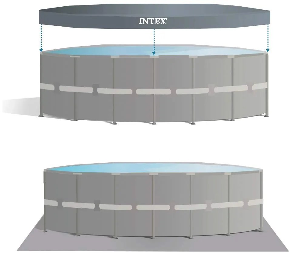 Intex ULTRA XTR fémvázas kör medence szett homokszűrővel, 610 x 122 cm
