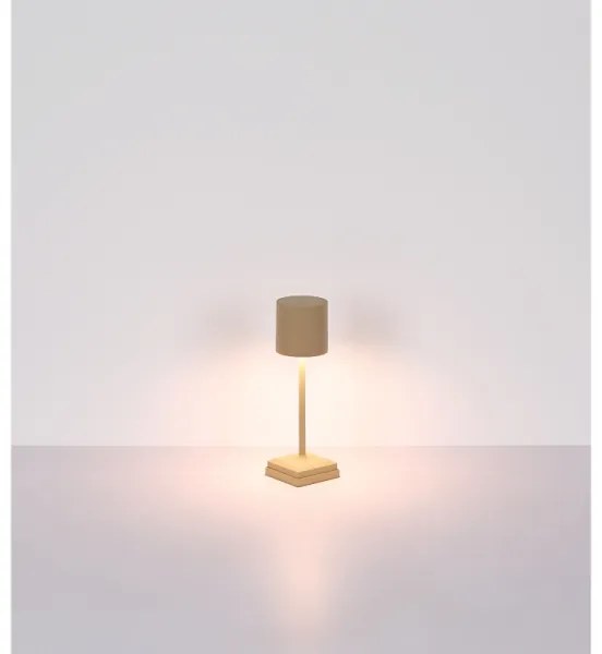 Globo 58487S - LED érintéses, fényerőszabályozható tölthető asztali lámpa DIXON 1,5W/5V 2200 mAh bézs