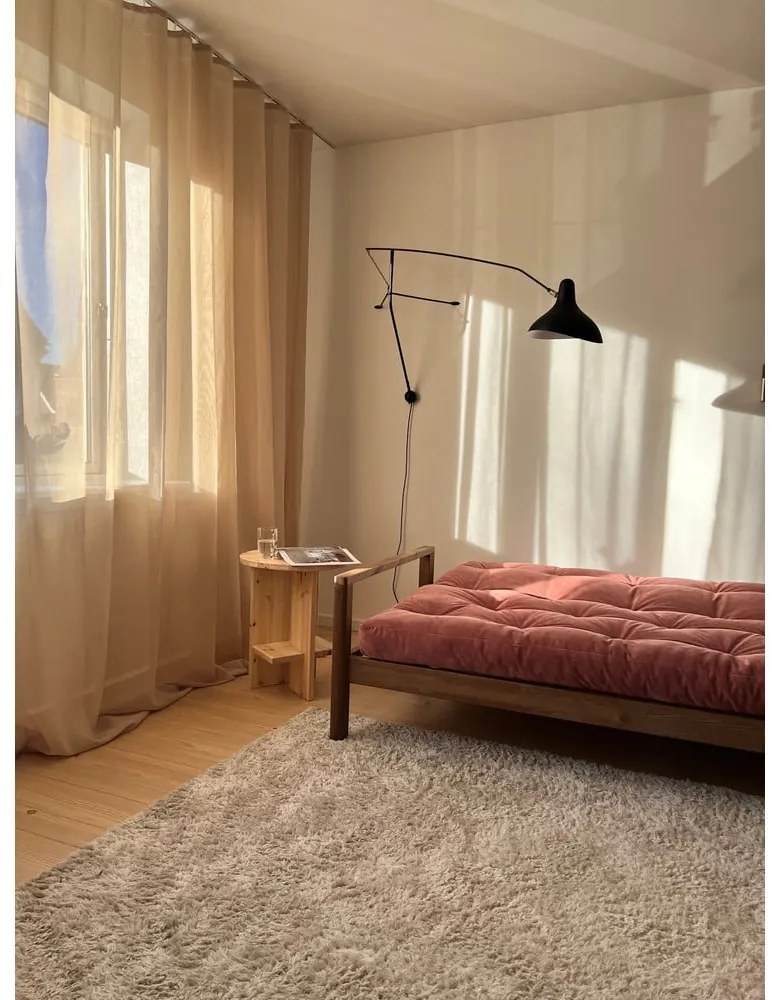 Sötétbarna kinyitható kanapé 205 cm Knob – Karup Design