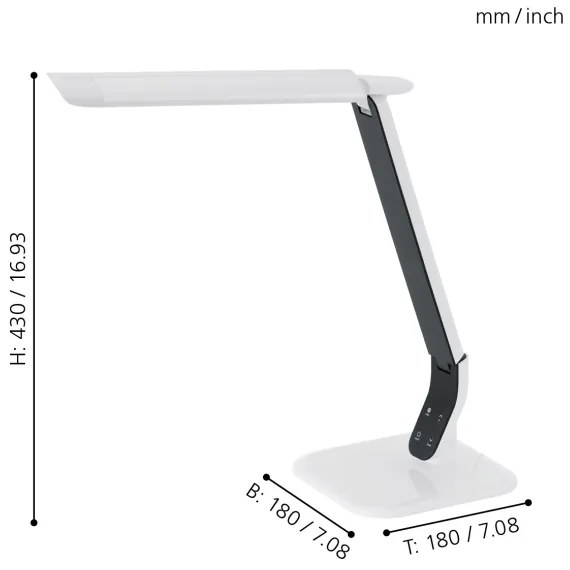 Eglo 93901 - LED Szabályozható fényerejű lámpa SELLANO LED/6W/230V