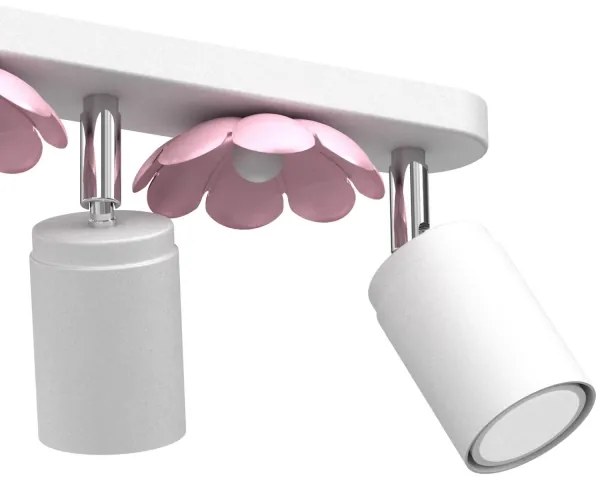 Spotlámpa FLOWER 3xGU10/8W/230V fehér