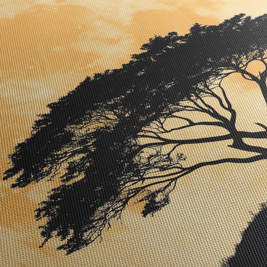 Kép – Fa arany teliholdban II. (150x105 cm)