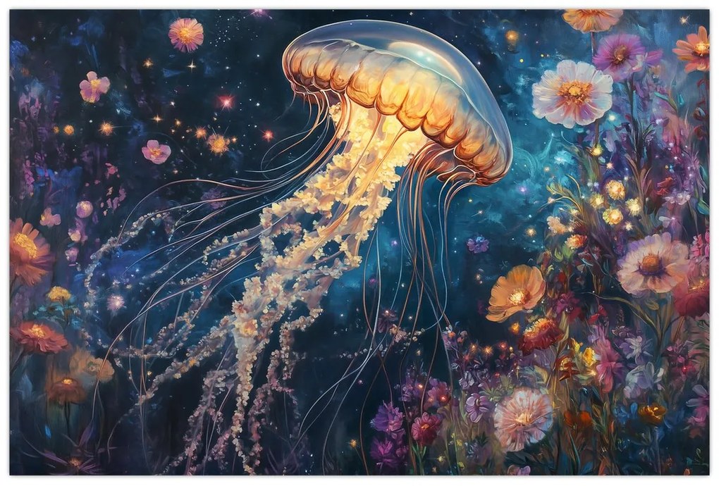 Kép - Varázslatos medúza (90x60 cm)