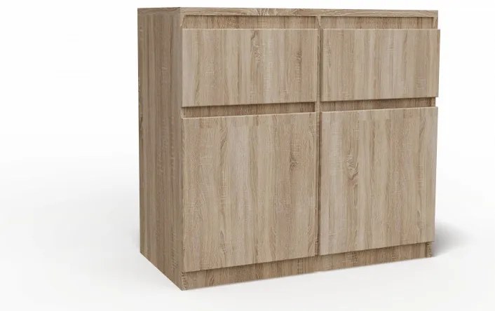 Washington 2S2F Komód Sonoma