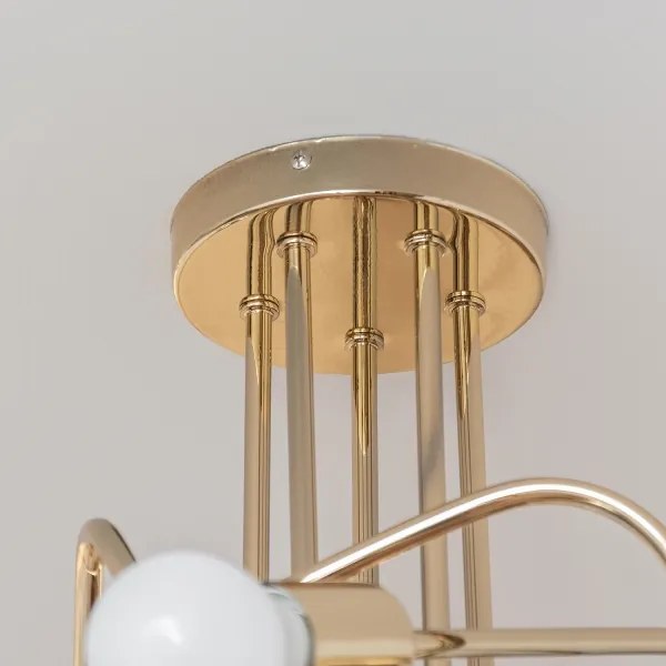 Felületre szerelhető csillár OXFORD 5xE27/15W/230V, arany