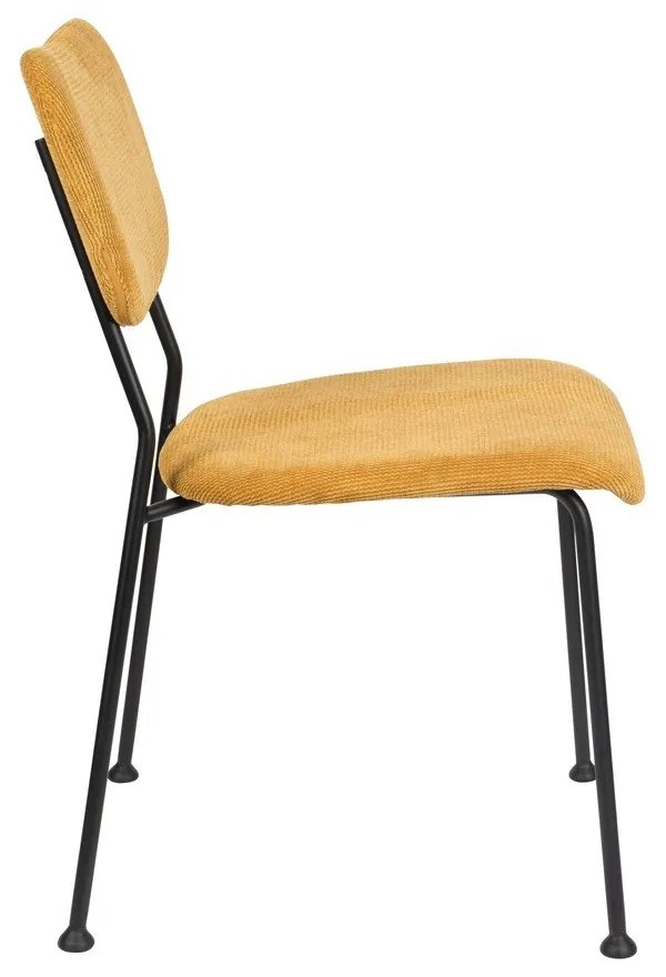 Sárga étkezőszék szett 2 db-os Benson – Zuiver