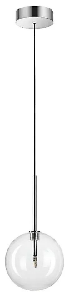 Ideal Lux - LED Csillár zsinóron EQUINOXE 1xG4/2W/230V átm. 15 cm króm/átlátszó