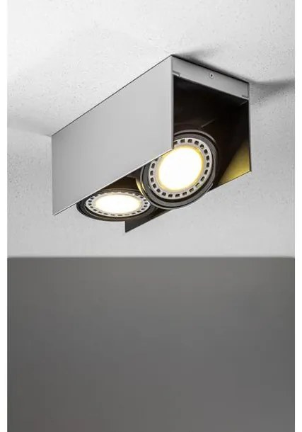 Lámpa Mennyezeti lámpatest Verso,4250,AC220-240V, 50/60 Hz, IP 20,2*GU10, ES111, dupla, fehér/fekete