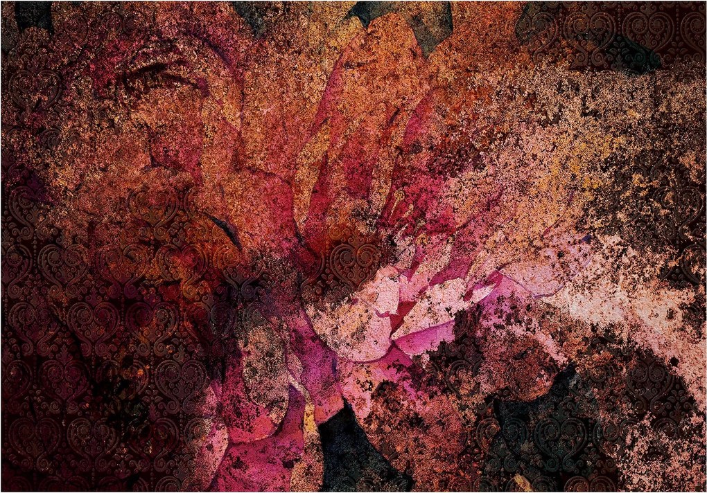 Fotótapéta Virágok Vintage Grunge vinil elegancia 520x318 +ragasztó