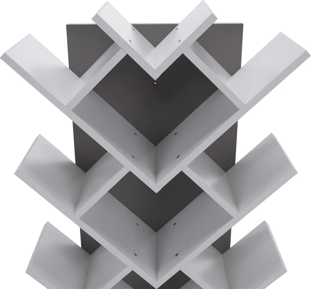 Polcrendszer, szürke/fehér, VEVEY