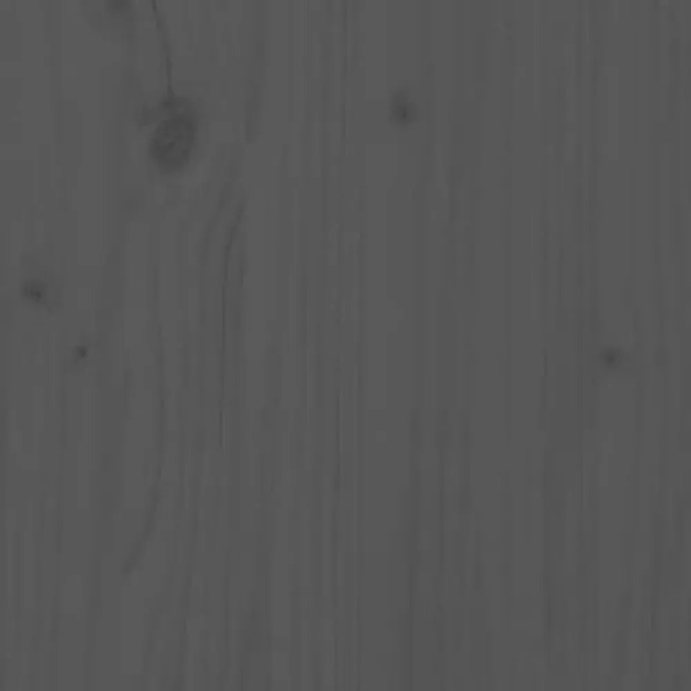 szürke tömör fenyőfa fali fejtámla 147 x 3 x 60 cm