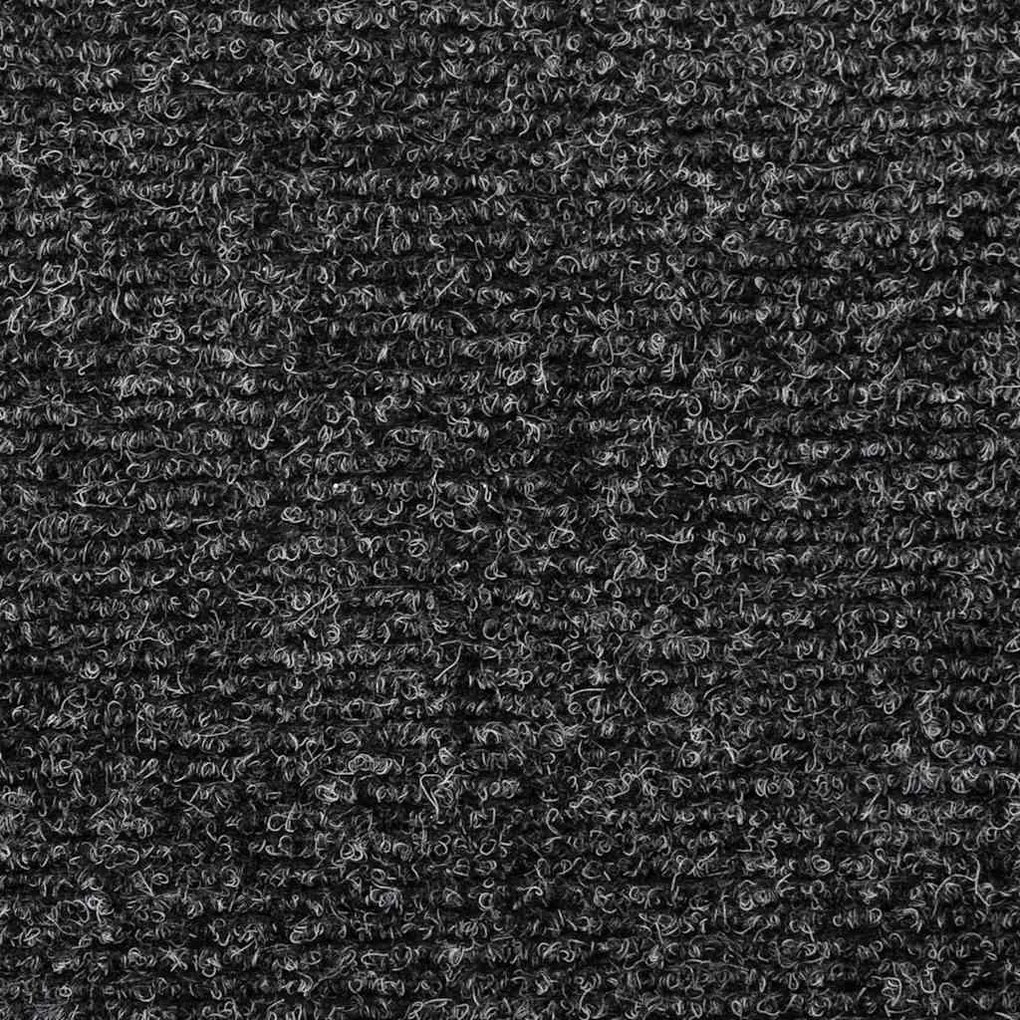 20 db öntapadós lépcsőszőnyeg, szürke, téglalap alakú széllel, 65 x 21 x 4 cm