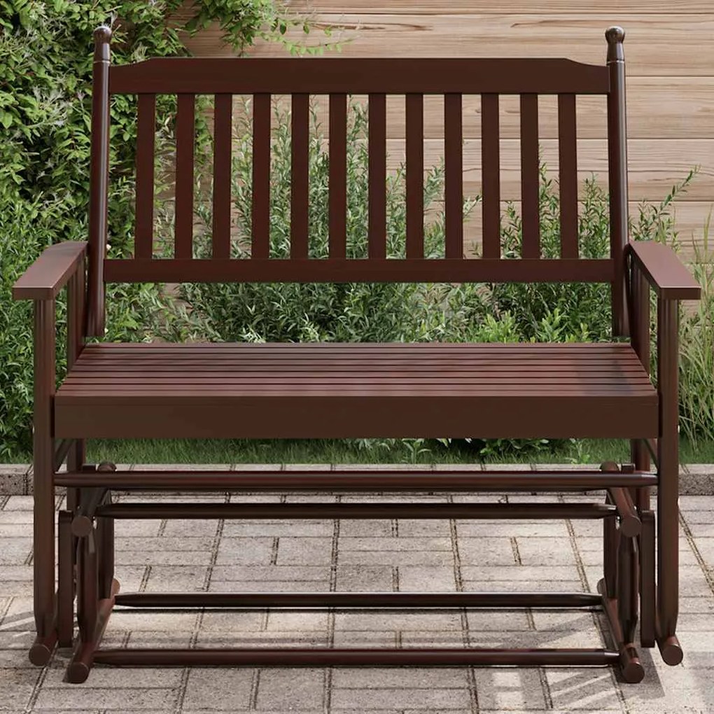 barna tömör nyárfa hintapad 118 x 70 x 104,5 cm