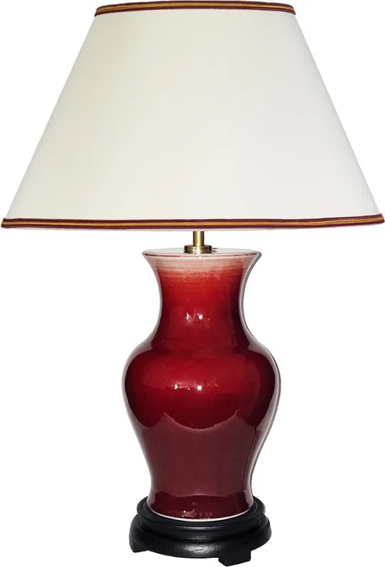 Elstead Lighting Oxblood DL-MAJIN-SMALL-TL-OXB Asztali lámpa 1x60 W/E27