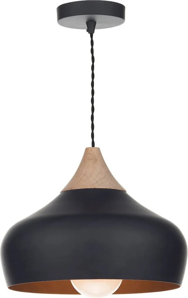 DAR LIGHTING GAU0122 GAUCHO Egyágú Függesztett Lámpa Fa E27 IP20