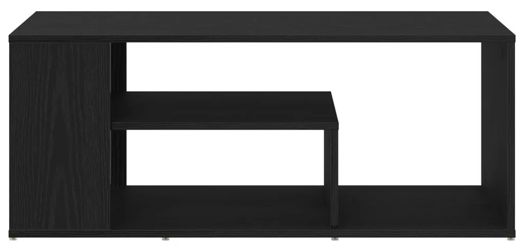 Fekete Tölgy Kávéasztal 100x50x40 cm Fényes Fa