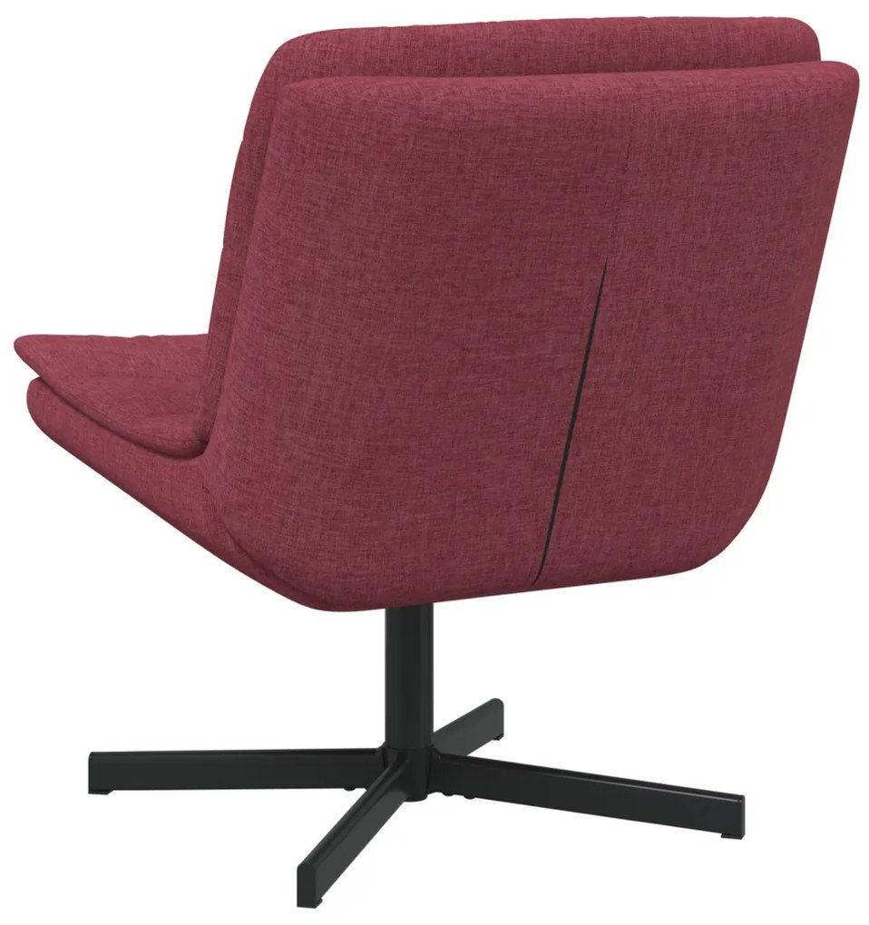 Forgószék Burgundi Vörös Szövet Standard Ergonómikus Forgószék
