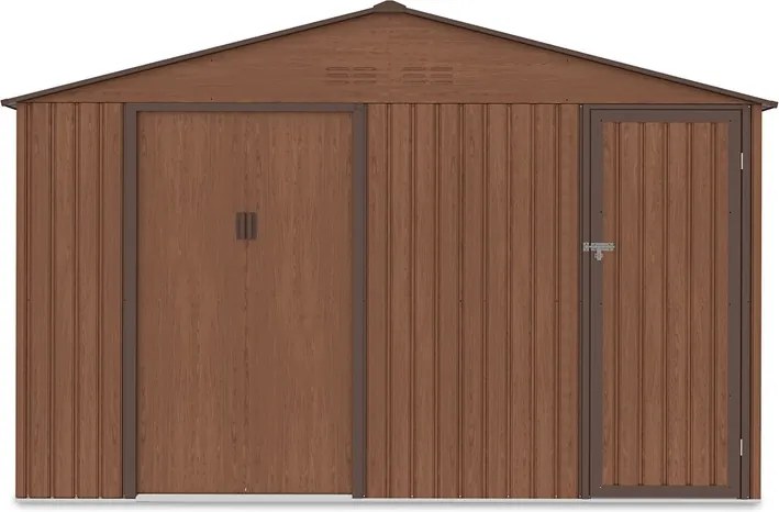 Műanyag kerti házikó Szerszámtároló 340x194cm Abiko