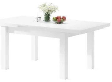 RALF fehér kihúzható étkezőasztal 12 személyre