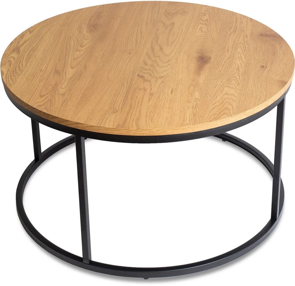 Dohányzóasztal Tölgy Színben. LELLA MAX