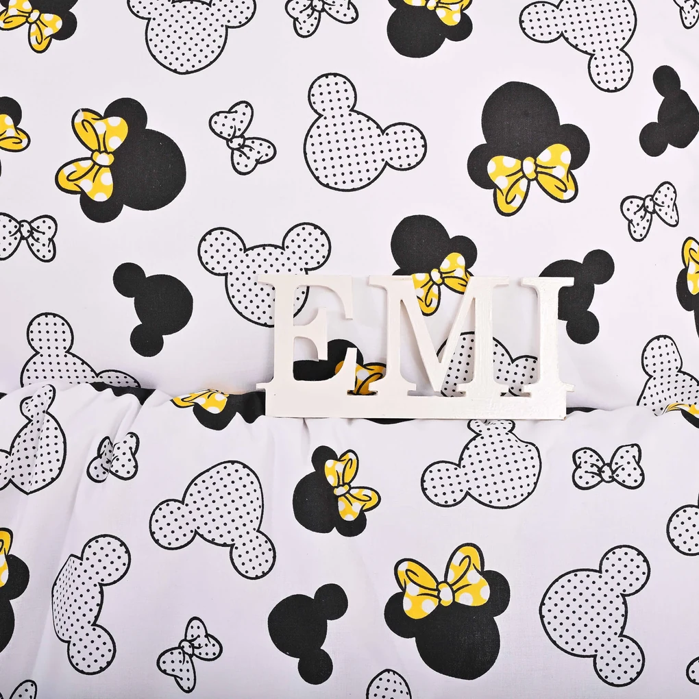EMI Mouse gyermek ágyneműhuzat: Gyermek készlet 1x (130x90) + 1x (65x45) cm