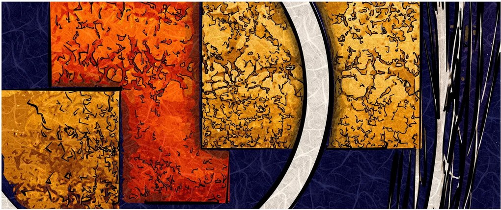Az absztrakció képe (120x50 cm)