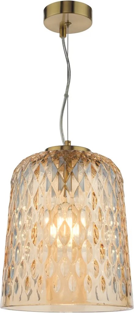 Dar Lighting modern függeszték varius borostyán sárgaréz darvar0120