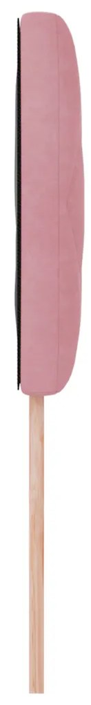 LED Fejtámla LED -es lámpákkal Rózsaszín 100 cm Bársony