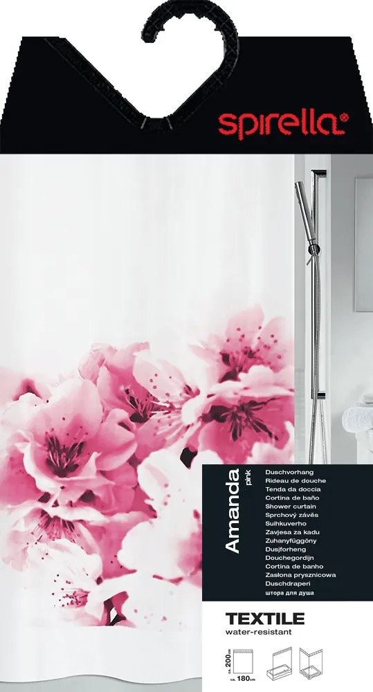 Zuhanyfüggöny 180x200 cm Amanda – Spirella