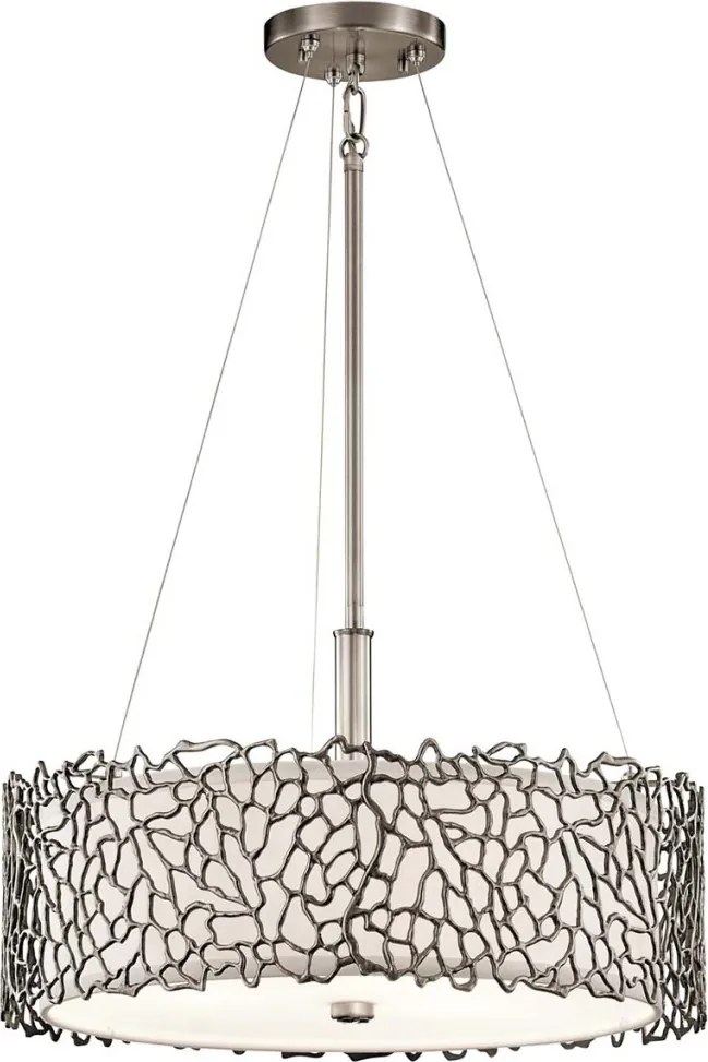 Kichler SILVER CORAL KL-SILVER-CORAL-P-A Függőlámpa 3x60W/E27