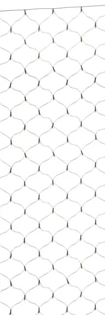 színes kültéri hálós karácsonyi világítás 544 LED-del 4 x 4 m