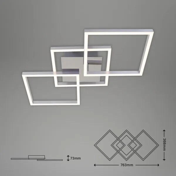 LED mennyezeti lámpa LED/33W/230V 3000K matt króm