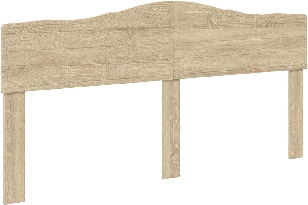 vidaXL Fejtámla Sonoma tölgy 180 cm Faanyag
