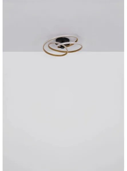 Globo 67183-40G - LED Felületre szerelhető csillár GLYXAR LED/40W/230V arany/fekete